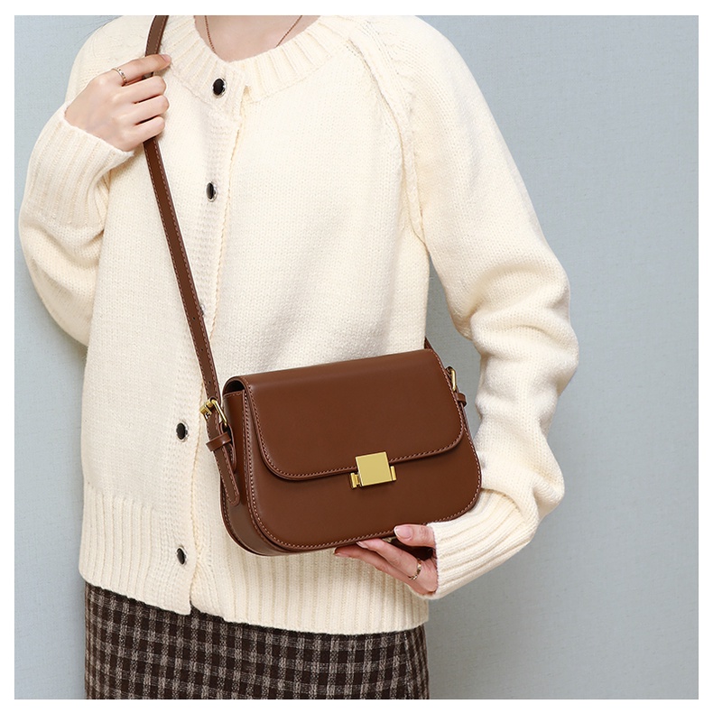 Túi xách nữ kẹp nách, đeo chéo, nhiều ngăn, da mềm mịn, 2 dây ngắn, dài kèm theo  - Kho Túi Quảng Châu 29