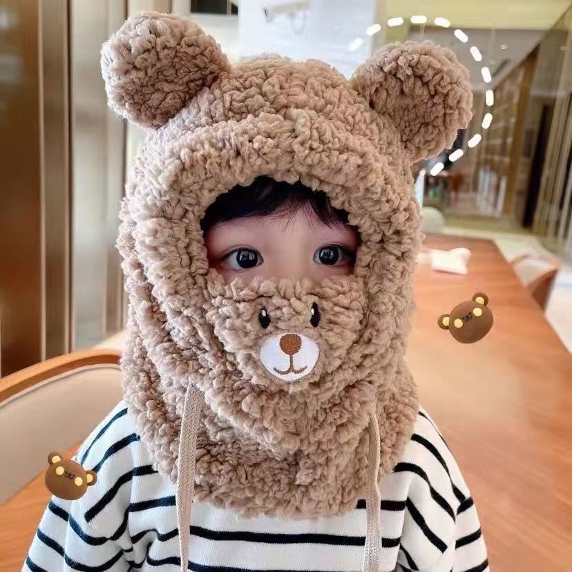Mũ trẻ em khăn quàng một chiếc mùa thu đông dễ thương