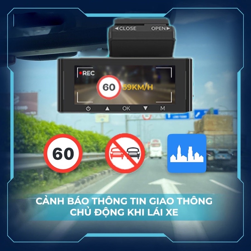 VIETMAP SPEEDMAP M1 - Camera Hành Trình Thế Hệ Mới 2023