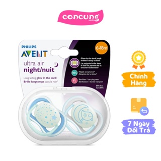 Ty ngậm Philips Avent SCF376 21 ban đêm, 6-18M, vỉ đôi