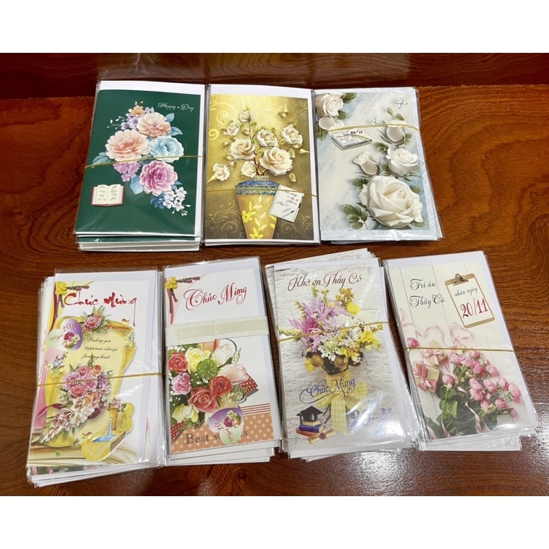 Thiệp chúc mừng 20/11, thiệp hoa nổi