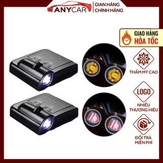 Đèn chiếu logo, máy chiếu thương hiệu cửa xe ô tô, xe hơi cho các hãng xe, đồ chơi ô tô (1 bộ gồm 2 đèn)