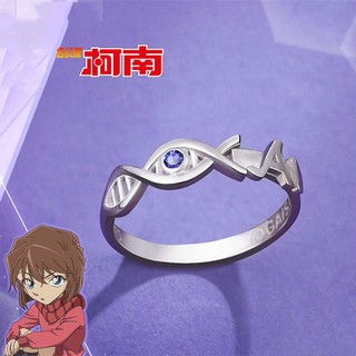 Nhẫn bạc 925 hình thám tử conan hai chiều