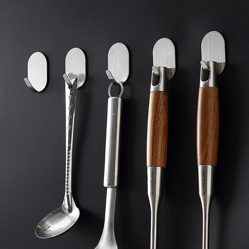 Móc Treo Quần Áo Dán Tường Chịu Tải Mạnh Không Để Lại Dấu Vết