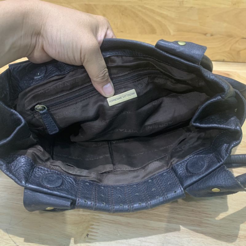 Túi xách nữ da dày dặn da thật secondhand  12241122