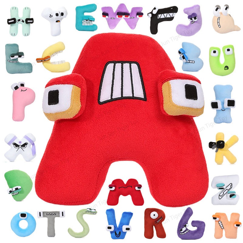 Bộ 26 Thú Bảng chữ cái tiếng việt Gấu bông Nhồi Bông Alphabets Alphabet Lore Gấu bông chữ cái gỗ nổi chữ và số cho bé làm quen với chữ cái và số