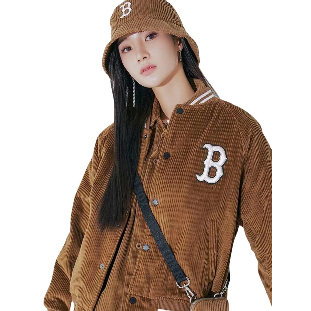 Áo Khoác Bomber MLB Vải Nhung Gân Full 3 Màu Siêu Hot