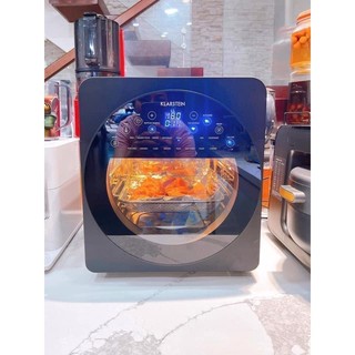 Nồi chiên không dầu Klarstein 14L bản điện tử dung tích 14L model 2020, viền inox vệ sinh dễ dàng