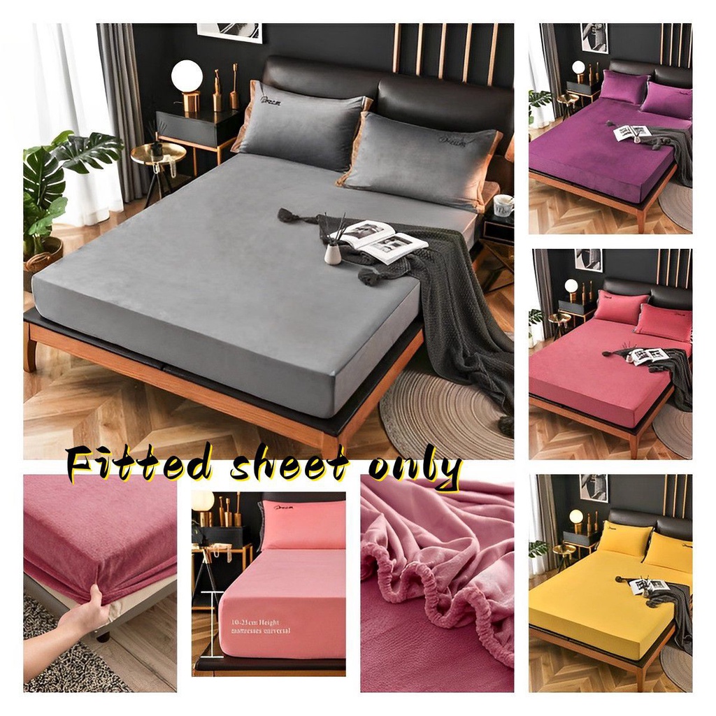 Tấm Trải Giường Ngủ Vải Lông Cừu Mềm Mại Thoải Mái Phù Hợp Với Mùa Đông Kích Thước Hoàng Hậu Và Vua