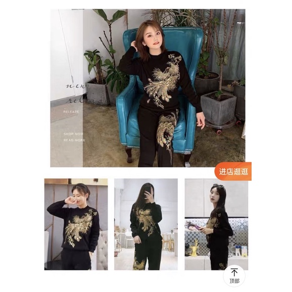 BỘ NHUNG THÊU KIM TUYẾN CÓ SIZE 85kg BIGSIZE