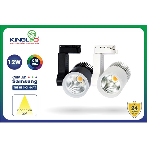 Đèn LED Rọi Ray Kingled Beryl 12W - Nhôm Đúc, Sơn Tĩnh Điện, IP44