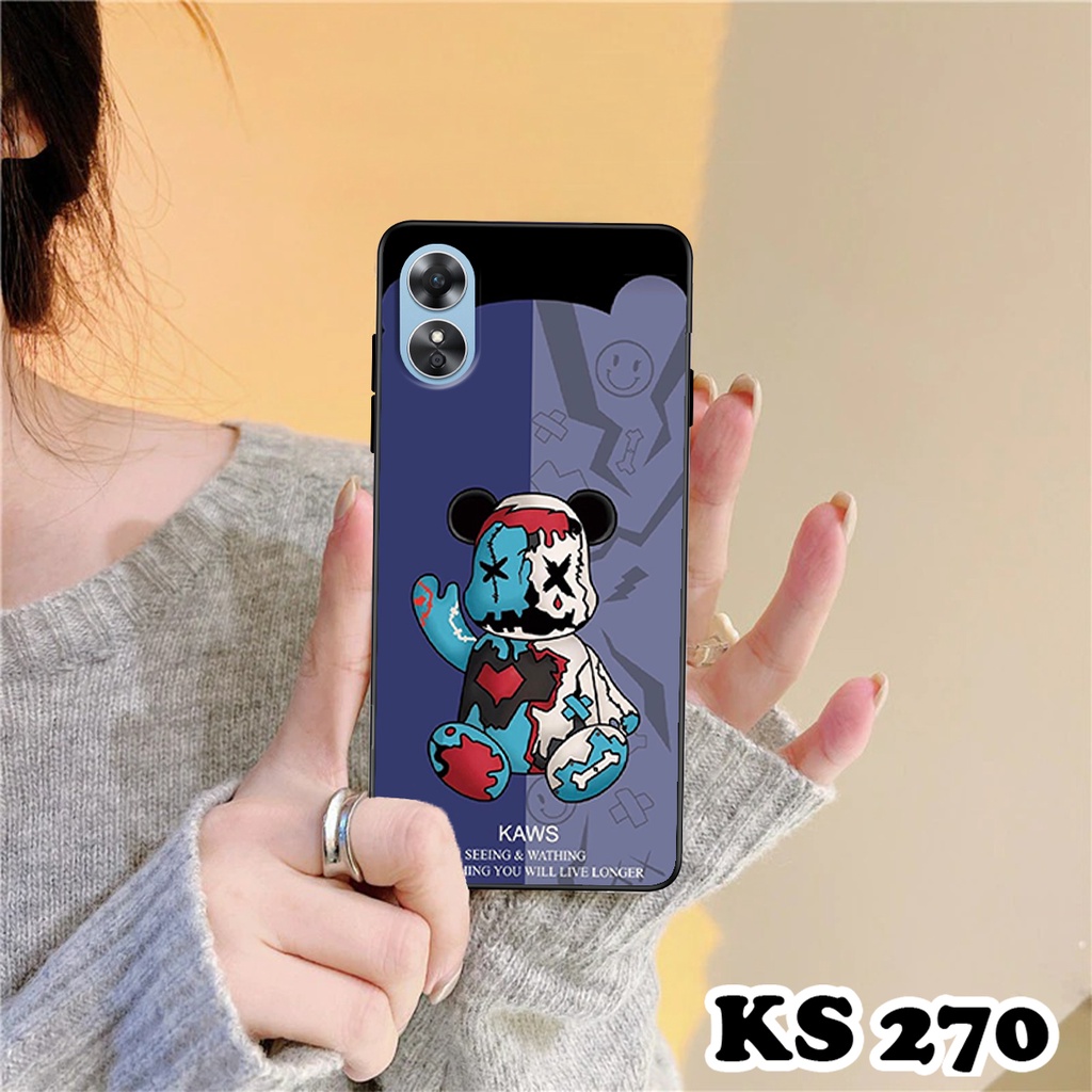Ốp lưng Oppo A17 - A17k in hình Gấu B.Ŗİ.ÇK - Chất liệu TPU cao cấp
