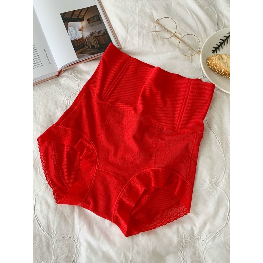 Quần lót nữ Embra gen bụng cạp cao định hình eo chất ren cao cấp EBQL61