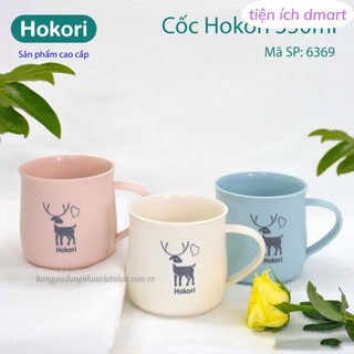 cốc nhựa lúa mạch HOKORI cao cấp , cốc nhựa Việt Nhật chịu nhiệt cao 350ml 6369