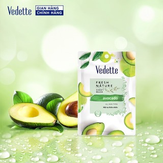 Mặt nạ thiên nhiên Vedette Bơ 22ml