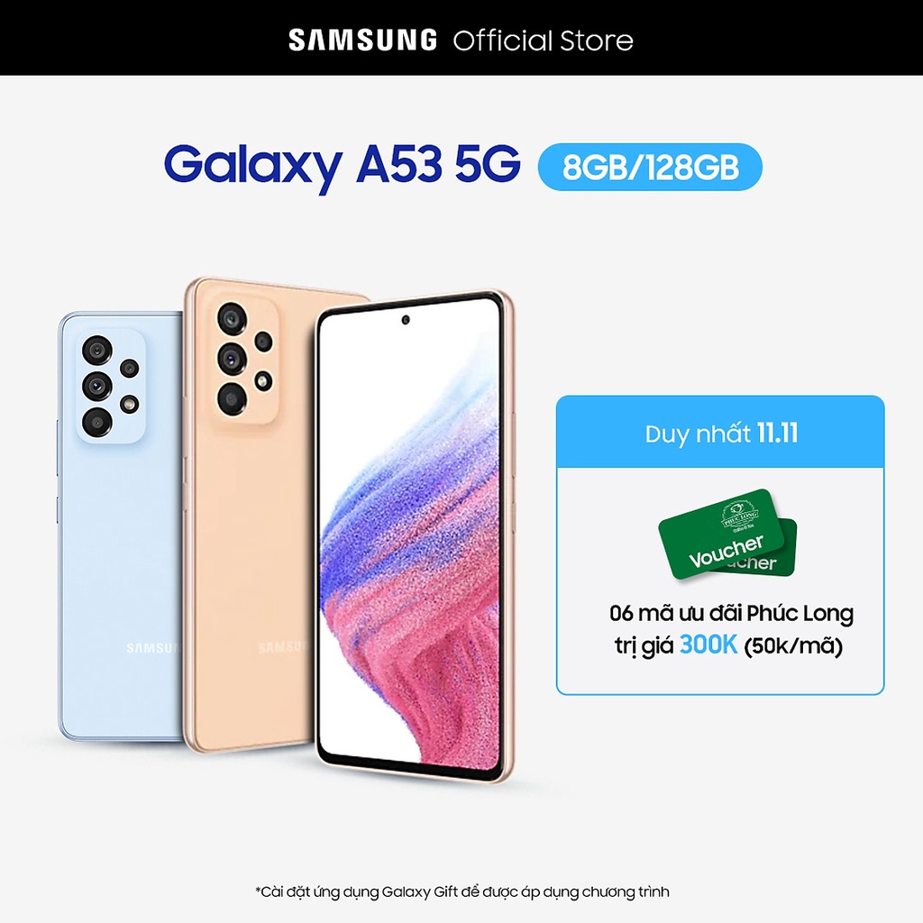 Điện thoại Samsung Galaxy A53 5G  - Hàng chính hãng