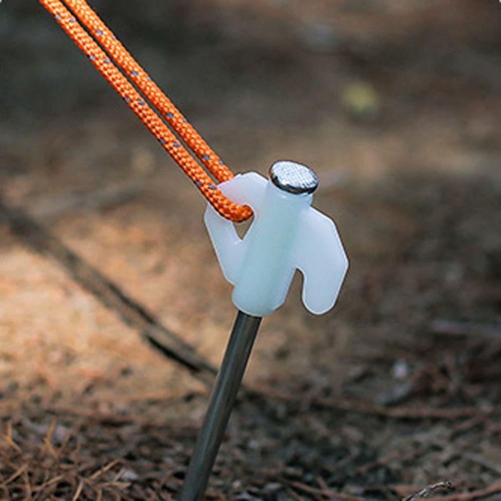 Móc Cố Định Dây Lều Trại Dạ Quang Siêu Bền Tiện Dụng