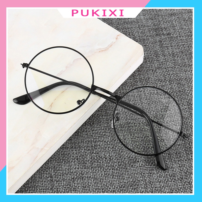 Kính cận thời trang nữ nam mắt không độ gọng kính tròn thời trang phong cách Hàn Quốc cute đáng yêu chống tia UV 108