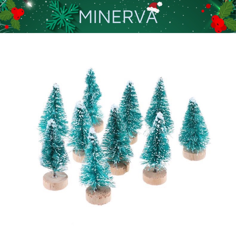 Cây thông giáng sinh mini 4cm trang trí tiểu cảnh , trang trí nhà búp bê , làm thủ công