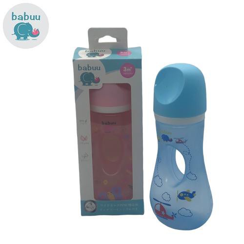 Bình sữa khoét lỗ Babuu 150-240ml nhập khẩu chính hãng