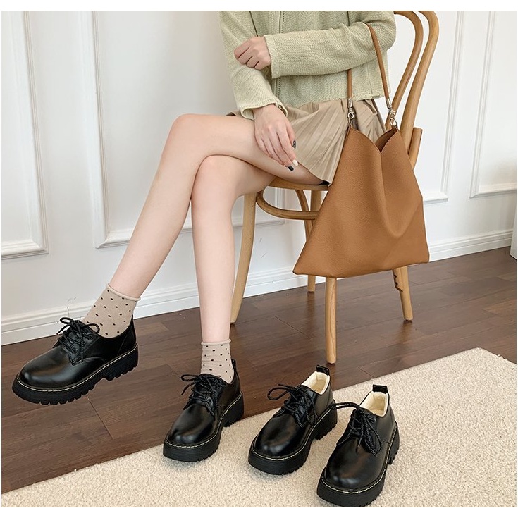 GIÀY OXFORD KELLY DA TRƠN CAO CẤP