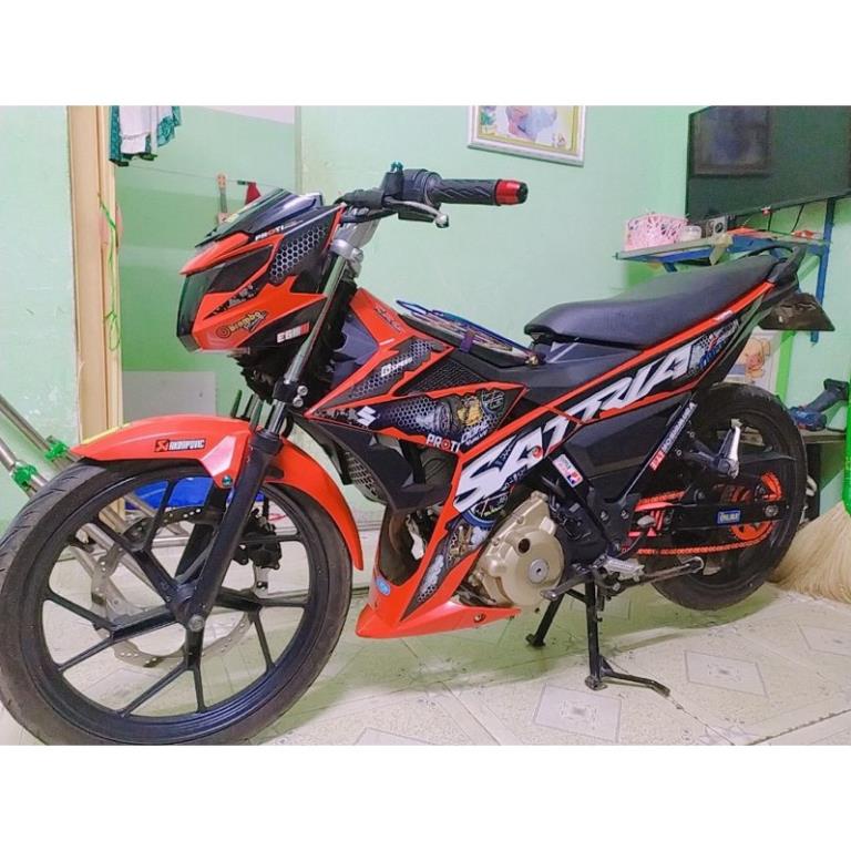 FREE SHIP + QUÀ TẶNG Tem rời xe Satria Fi tổ ong