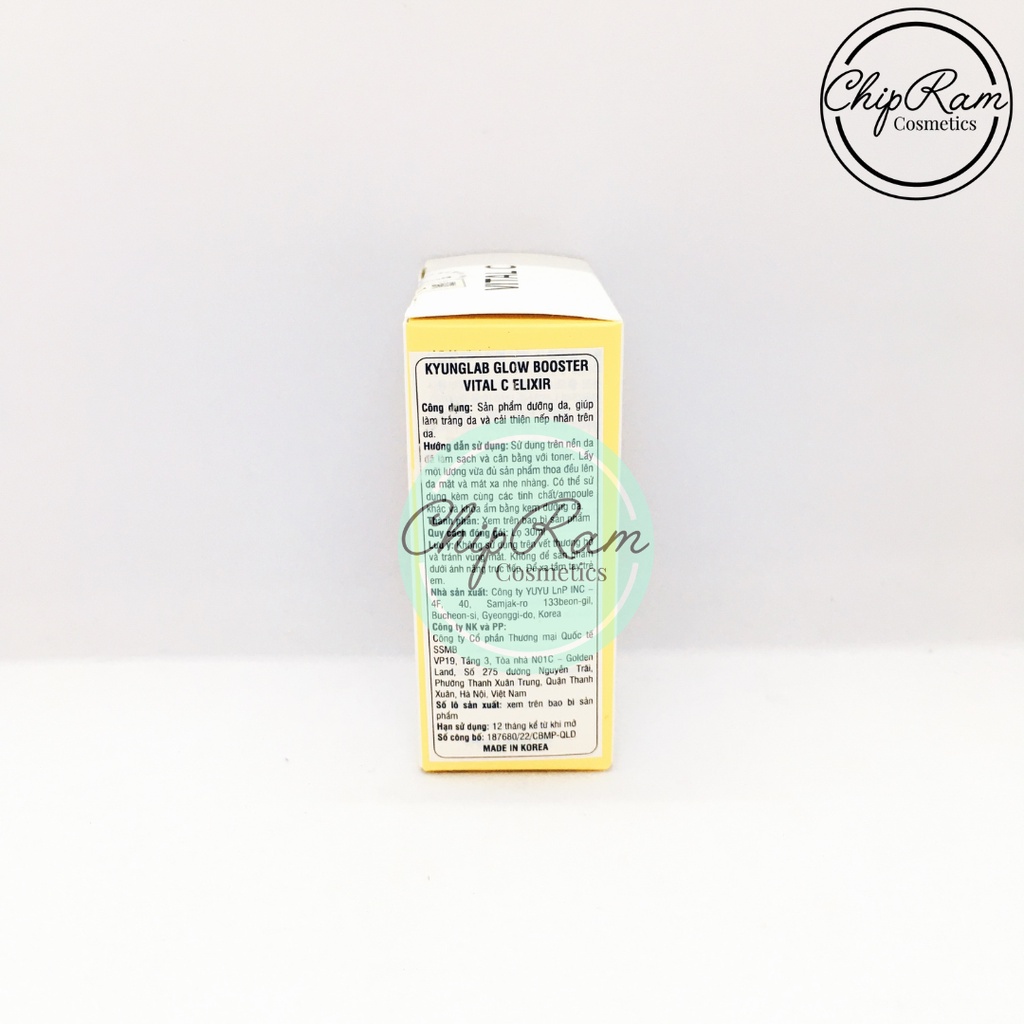 SERUM VITAMIN C KYUNGLAB GLOW BOOSTER VITAL C MỜ THÂM SÁNG DA TÁI SINH TẾ BÀO DA 30ML