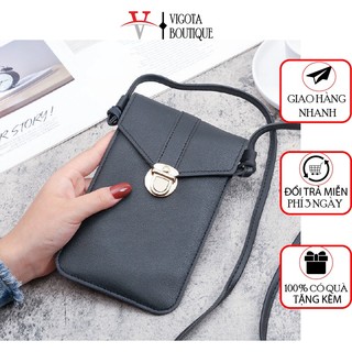 Túi đeo chéo nữ, ví dài đứng đựng điện thoại, tiền vô cùng tiện lợi VD28