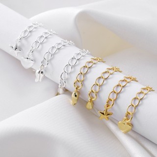 Bộ 5 Dây Xích Đuôi Vàng Đồng Nhiều Màu Sắc Dùng Làm Trang Sức Thời Trang diy