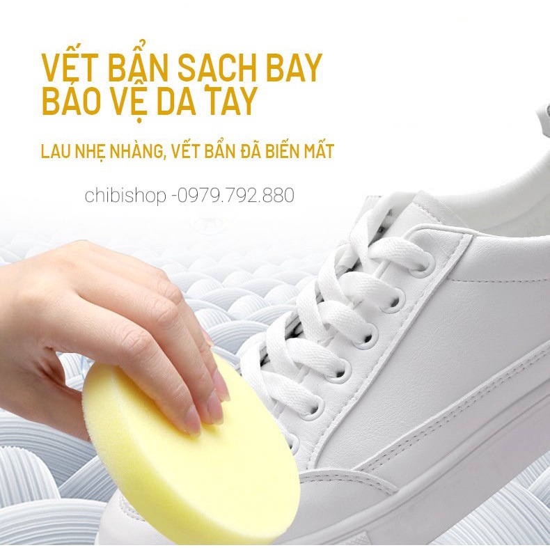 Kem vệ sinh giày da, ba lô, túi xách  không cần nước