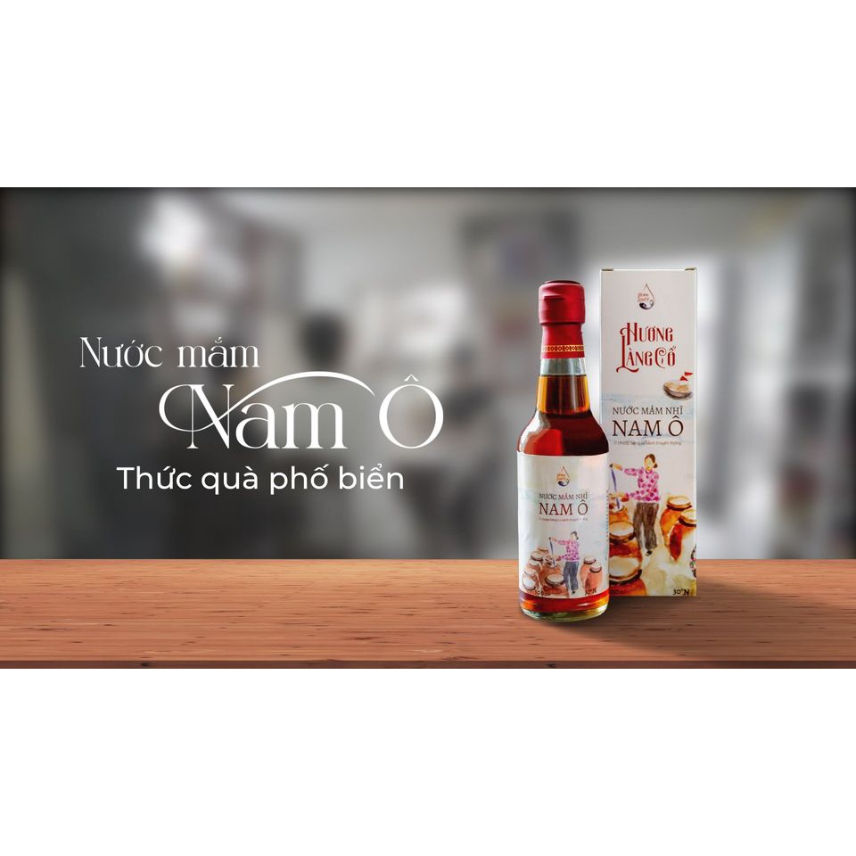 NƯỚC MẮM NAM Ô TRUYỀN THỐNG (chai thủy tinh 500ml)