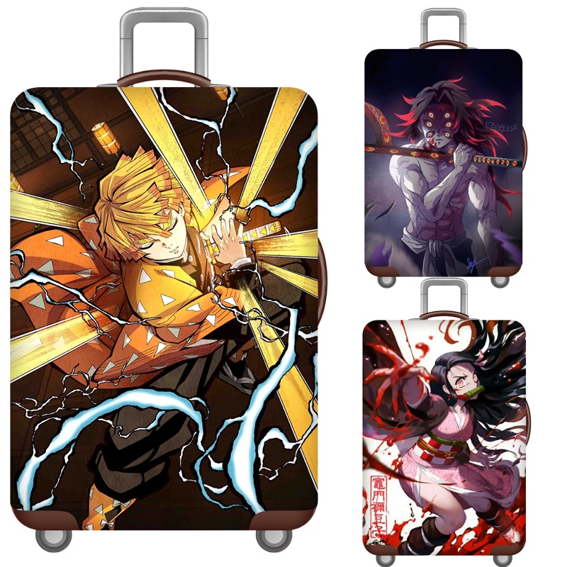 Vỏ Bọc Bảo Vệ Va Li Du Lịch Chống Bụi Dày Dặn 18-32 inch In Hoạt Hình Dễ Thương