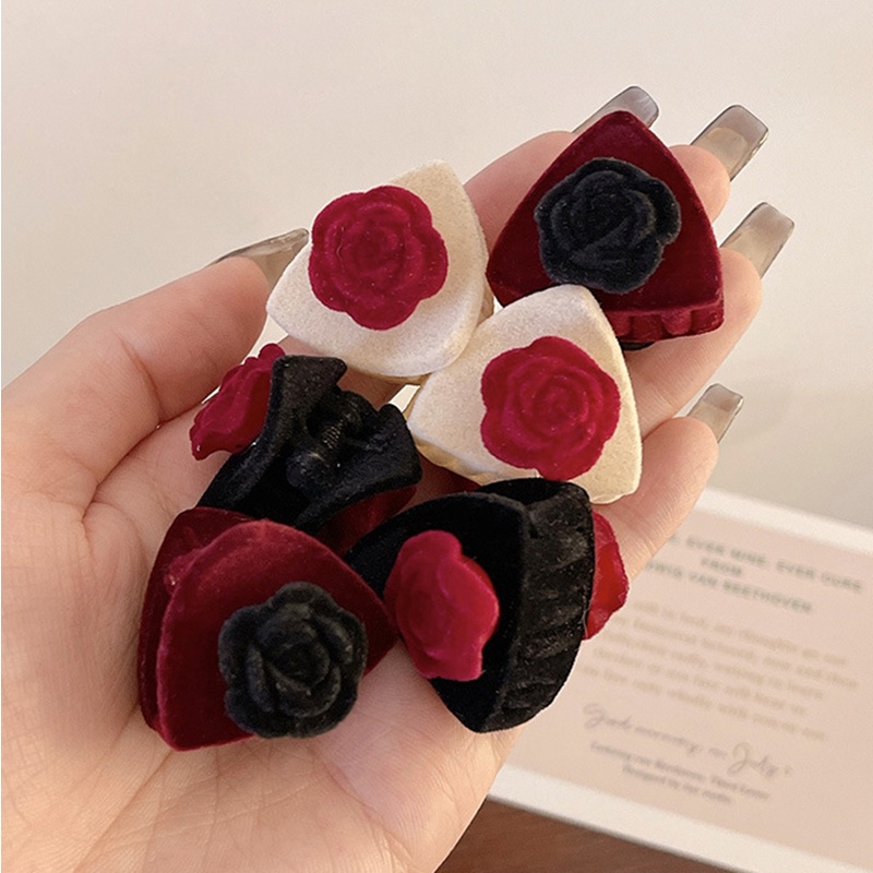 1 Cặp Kẹp Tóc Tai Mèo Hai Mặt Phong Cách Hàn Quốc Ngọt Ngào Dễ Thương