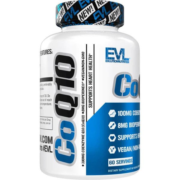 Evlution EVL COQ10 Viên Uống Bồi Bổ Sức Khỏe Tim Mạch, Giảm Cholesterol Trong Máu