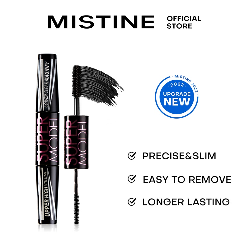 Mascara MISTINE uốn cong chống nhòe chống thấm nước lâu trôi 24h