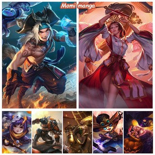 Poster in hình nhân vật game lien quân mobile dán tường trang trí ms: 109