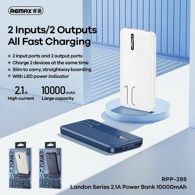 Sạc dự phòng remax RPP-296 10000mah 20000mah hàng chính hãng