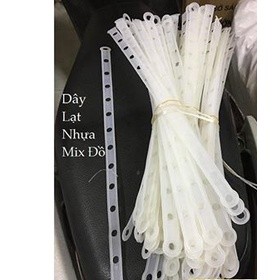 Dây nhựa mix đồ - phối quần + áo thành một bộ, màu trắng hoặc đen - phụ kiện cho shop thời trang