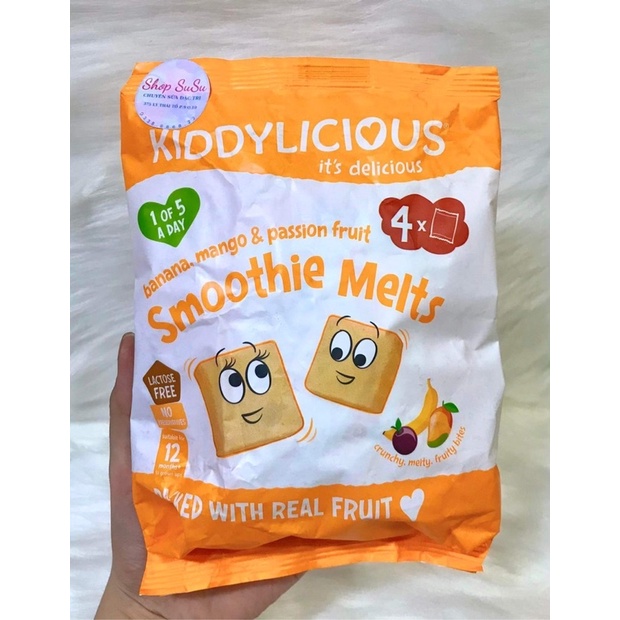 Sữa chua khô KIDDYLICOUS của Anh dành cho bé dị ứng đạm bò