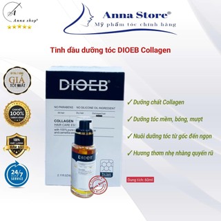 Tinh dầu dưỡng tóc DIOEB Vitamin E Collagen, Tinh dầu dưỡng bóng tóc giúp tóc mềm mượt 60ml