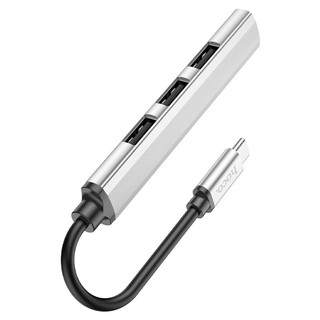 Hub chia cổng USB Hoco HB26 Type-C ra 1 cổng USB 3.0 + 3 cổng USB 2.0