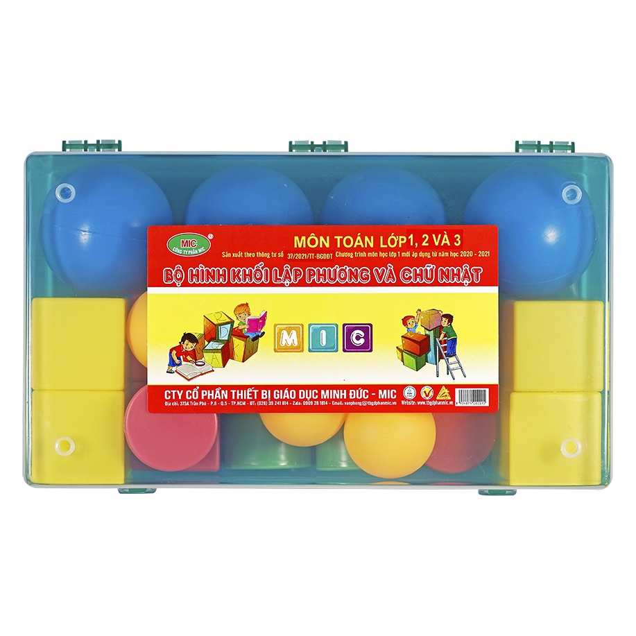 BỘ HÌNH KHÔI LỚP 1 - 2 - 3