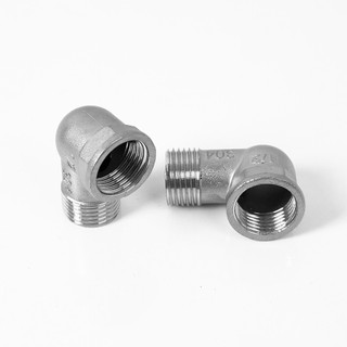 Combo 2 nối, co, tê ren Inox 304 phi 21 – ren 1/2