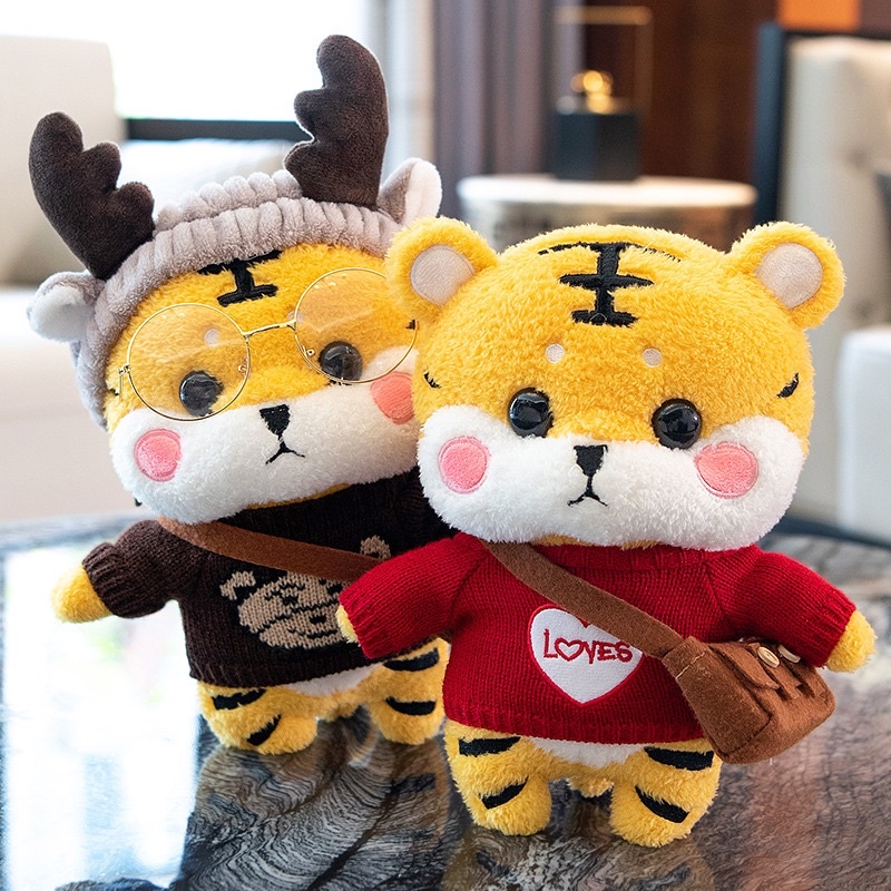 Thú Nhồi Bông Hổ Kèm Nhiều Chi Tiết 30cm