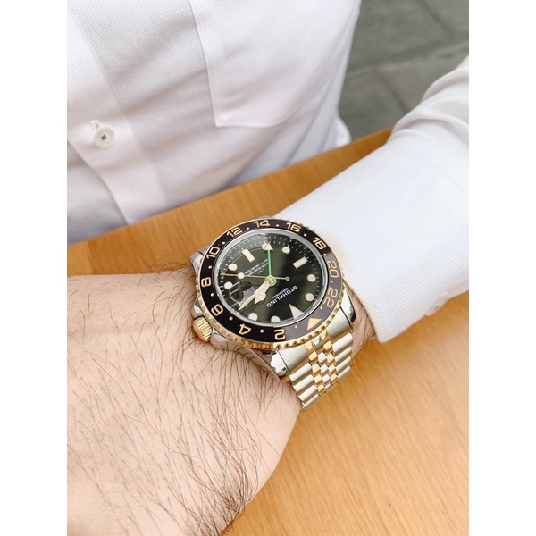 ĐỒNG HỒ NAM CHÍNH HÃNG Stuhrling Aqua-Diver 39683 Quartz