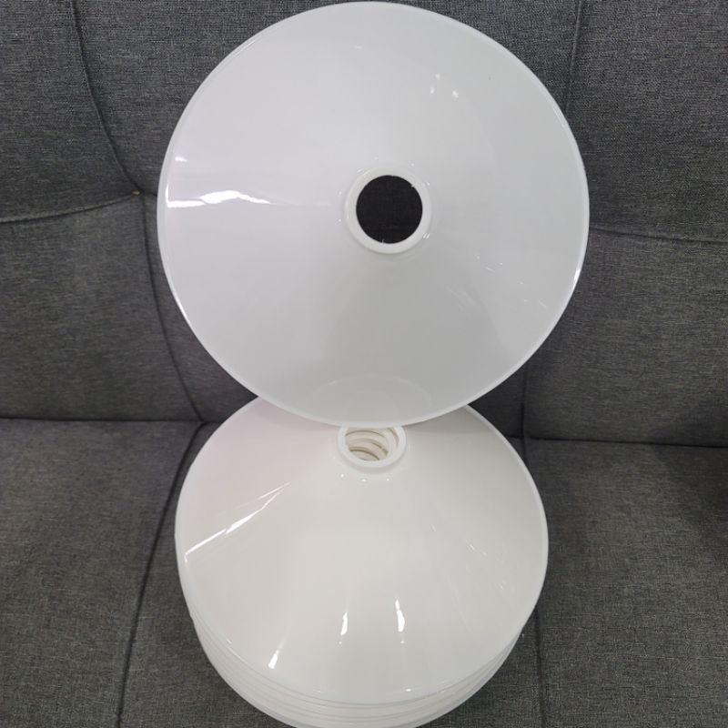 Chóa đèn nhựa - chao đèn nhựa - nhôm hình tô - dĩa - Đuôi kính nước E27 | BigBuy360 - bigbuy360.vn