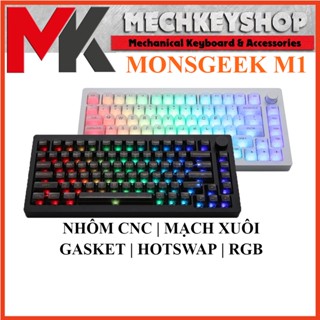 Bàn phím cơ MONSGEEK M1 ( Vỏ nhôm / Mạch xuôi / Gasket Mount / Hotswap / RGB)