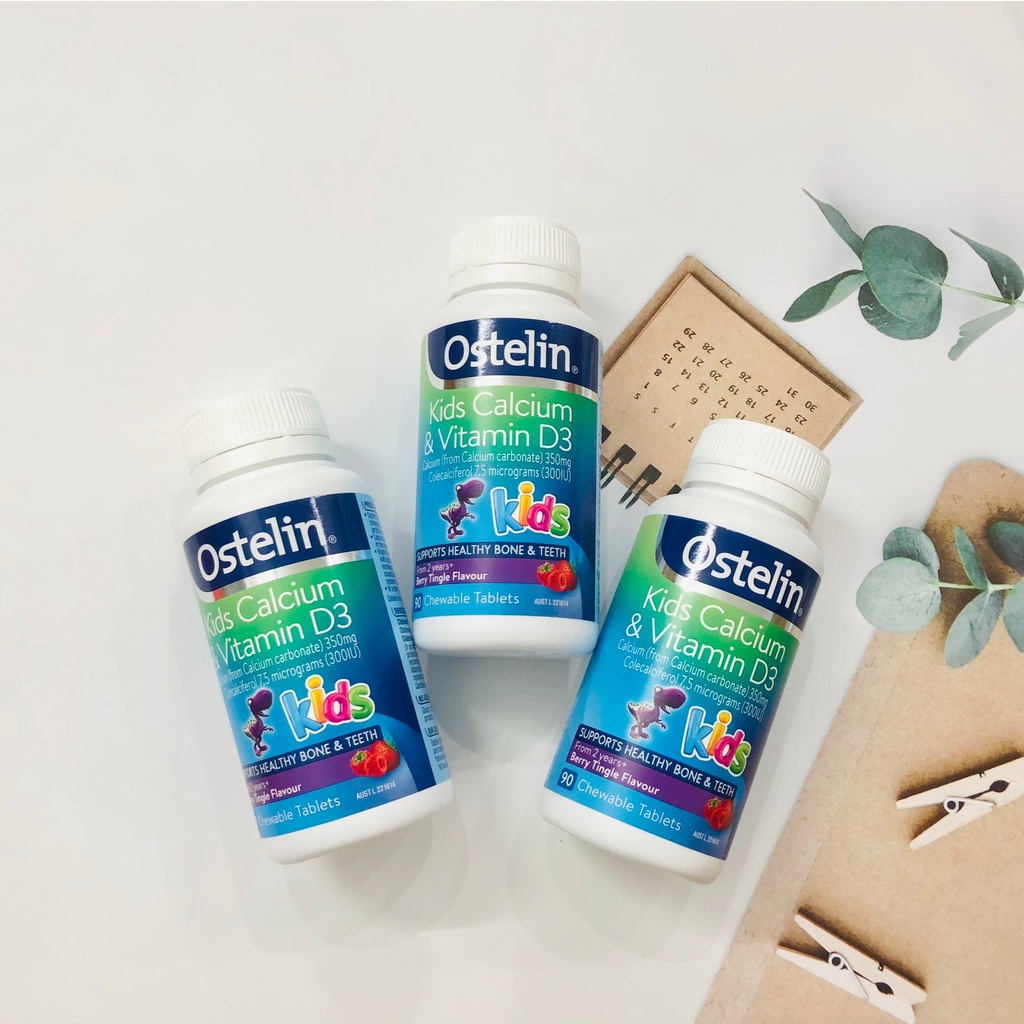 Vitamin D3 OSTERLIN 90 viên xilanh bổ sung cho bé 2 tuổi trở lên