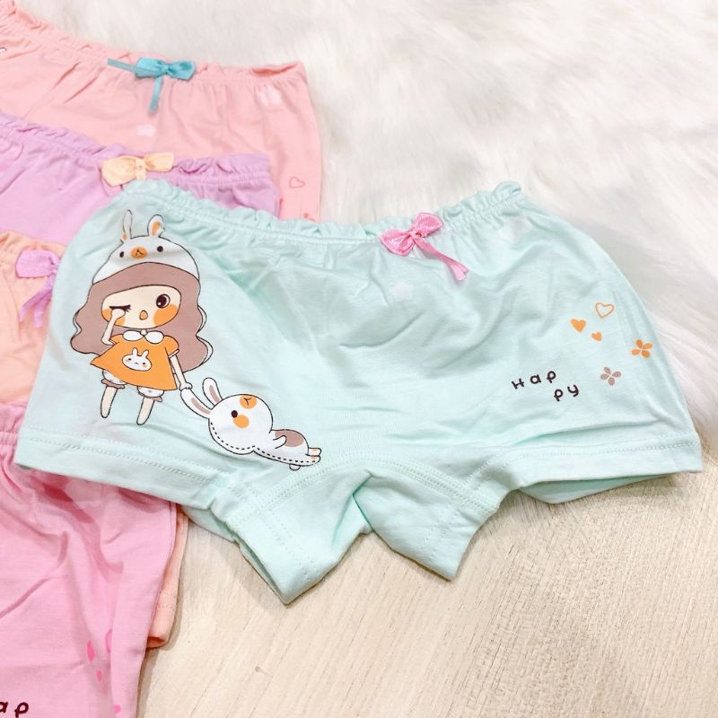 Quần chip đùi Kitty cho bé gái mặc trong váy, hàng cotton đẹp, mịn, mát
