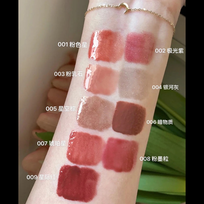 Son Môi Tráng Gương Màu Xám Sữa Thỏ Dễ Thương Không Màu Và Trắng Dudu